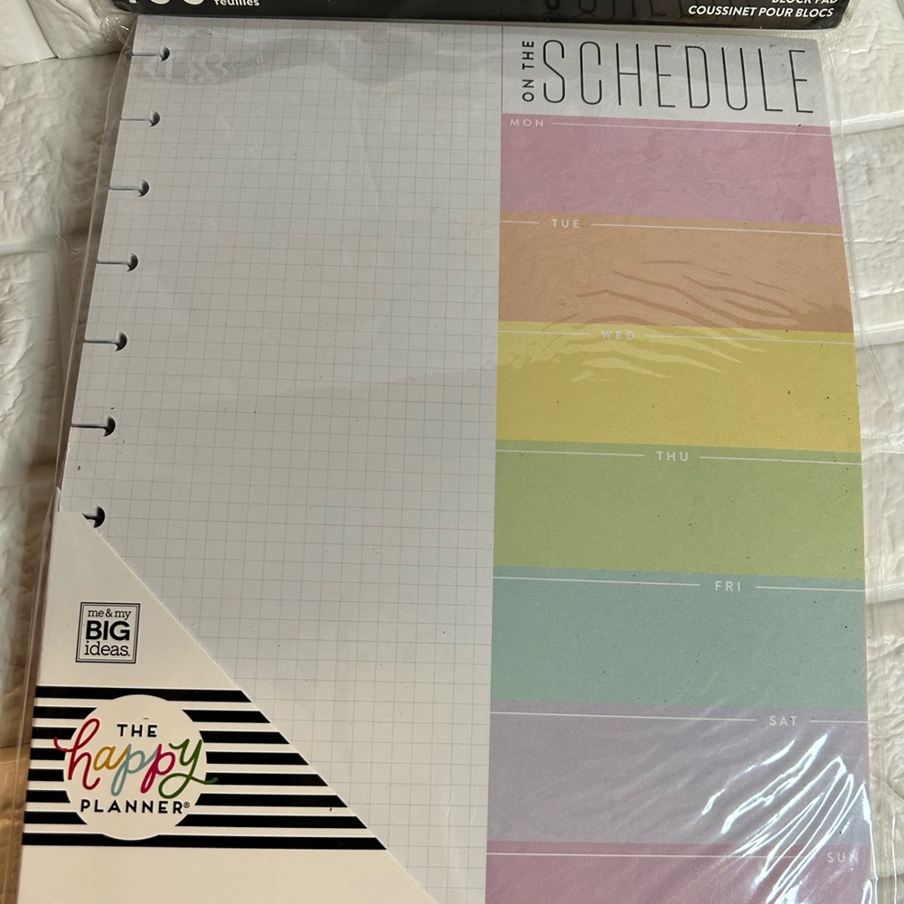 The Happy Planner - On The Schedule block pad